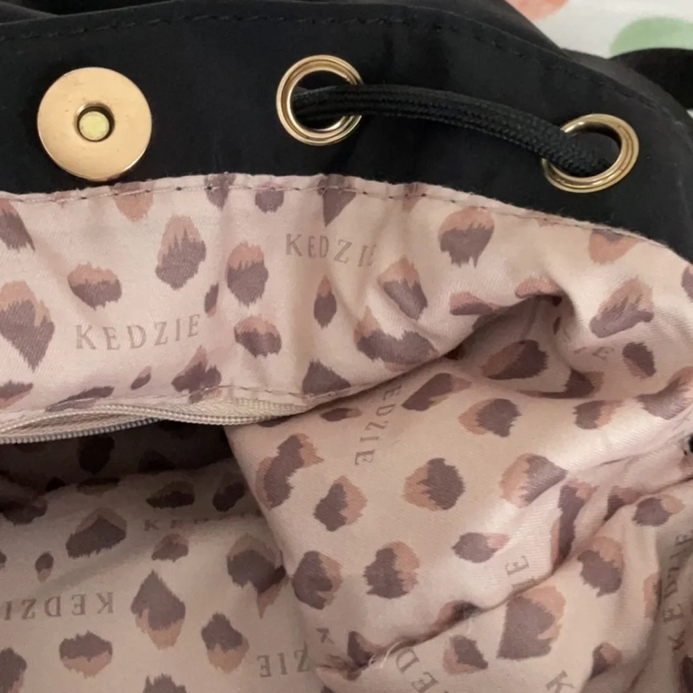 Kenzie black and gold purse - can be worn 3 ways! NWOT!